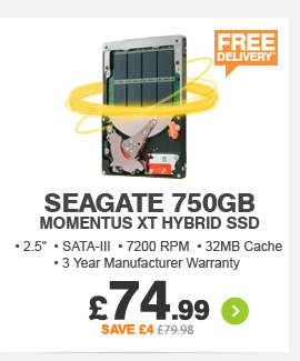 Seagate 750GB SSHD - £74.99