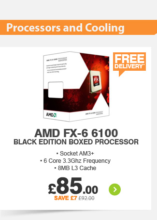 AMD FX-6 6100 Black Edition Processor - £85.99
