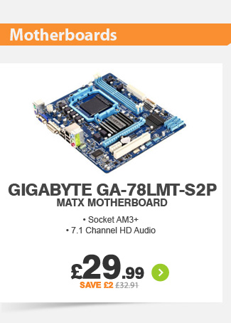 Gigabyte GA-78LMT-S2P mATX Motherboard - £29.99