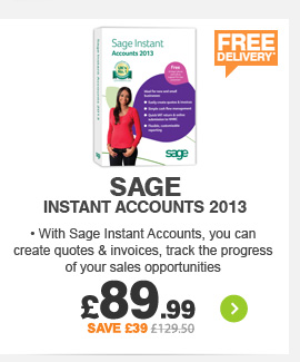 Sage Instant Accounts 2013 - £89.99
