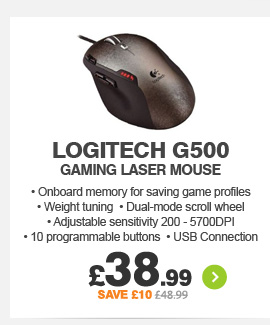Logitech G500 Gaming Mouse - £38.99