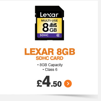 Lexar 8GB SDHC Card - £4.50