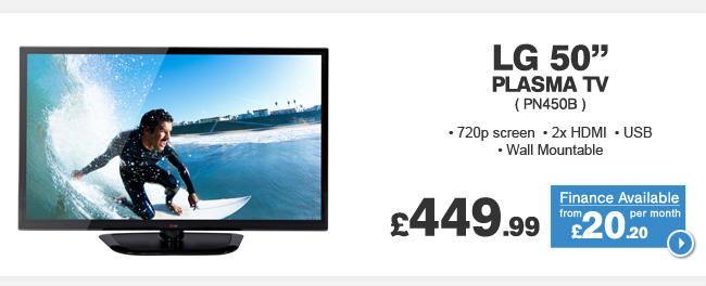 LG 50in PN450B Plasma TV - £449.99