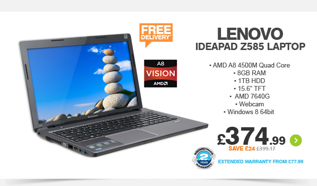 Lenovo IdeaPad Z585 Laptop - £374.99
