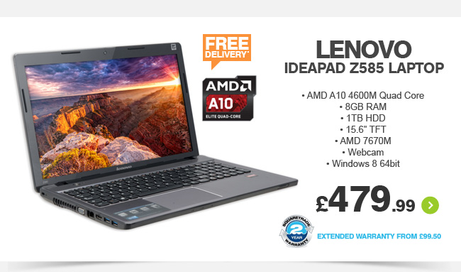 Lenovo IdeaPad Z585 Laptop - £479.99