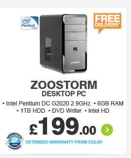 Zoostorm Desktop PC  - £199.99