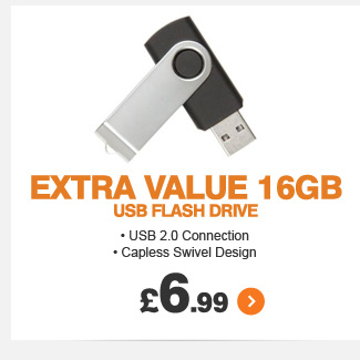 Extra Value 16GB USB Flash Drive - £6.99
