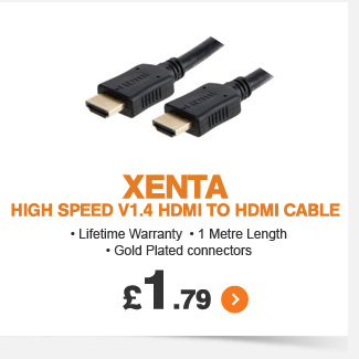 Xenta V1.4 HDMI to HDMI Cable - £1.99