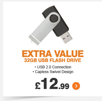 Extra Value 32GB USB Flash Drive - £12.99