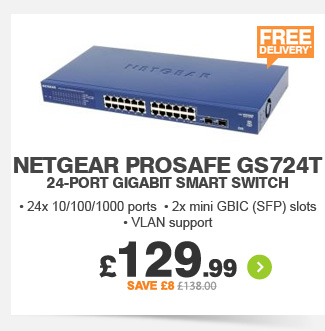 NETGEAR 24-port Gigabit Smart Switch - £129.99