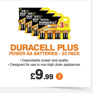 Duracell Plus Power AA Batteries 32pk - £9.99