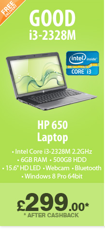 HP 650 Laptop - £229*