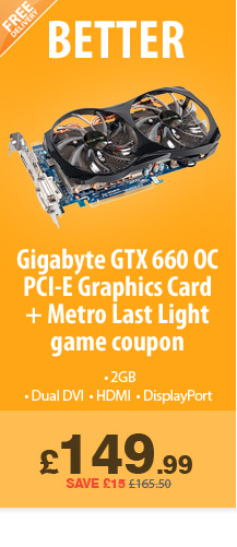 Gigabyte GTX 660 OC - £149.99