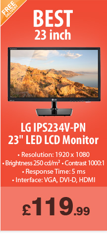 23in Monitor - £119.99