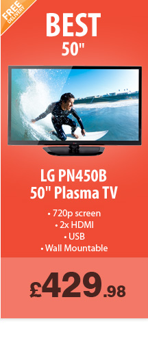 LG 50in Plasma - £429.98