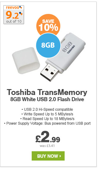Toshiba 8GB USB 2.0 Flash Drive - £2.99