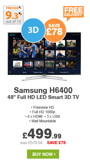 Samsung 48in Full HD LED Smart 3D TV