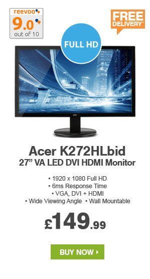 Acer K272HLbid 27in VA LED DVI HDMI Monitor
