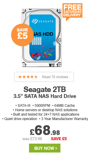 Seagate 2TB 3.5in SATA NAS Hard Drive