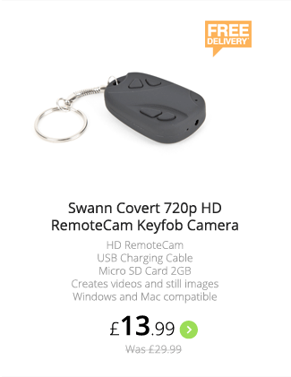 Swann Covert 720p HD RemoteCam Keyfob Camera - £13.99