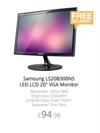 Samsung LS20B300NS LED LCD 20 inch VGA Monitor - £94.98