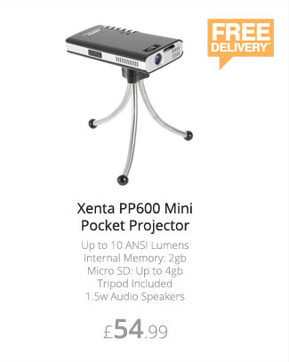 Xenta PP600 Mini Pocket Projector - £54.99