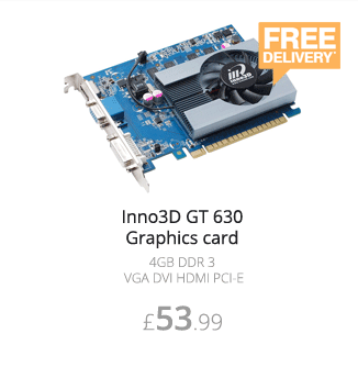 Inno3D GT 630 Graphics card - £53.99