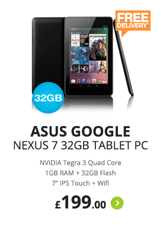 Asus Google Nexus 7 32GB Tablet PC - £199.00