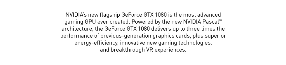 Geforce GTX1080 Information