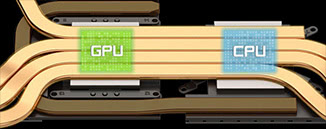 CPU and GPU Shared-pipe design illustration