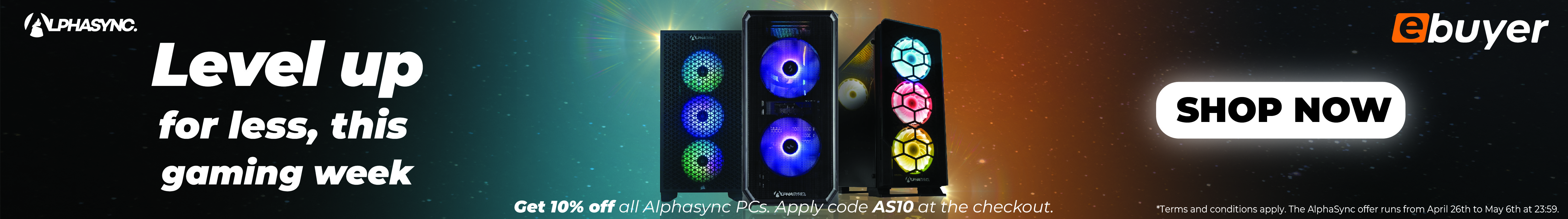 AlphaSync. Packed with Power, Built for gamers