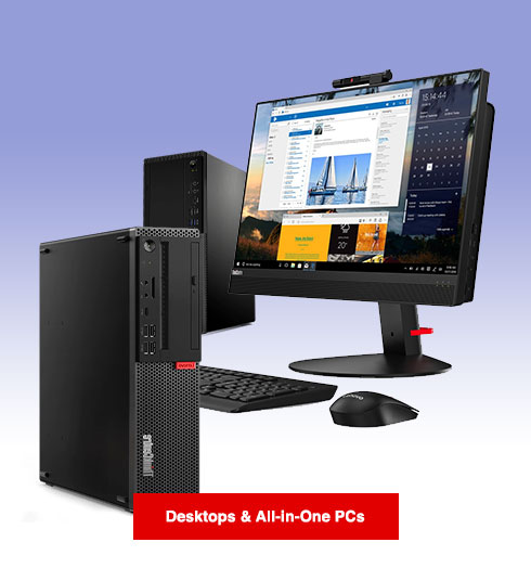 Desktops and All-in-one PCs
