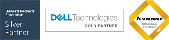 Hewlett Packard Enterprise Silver Partner / Dell Technologies Gold Partner / Lenovo Business Partner Gold