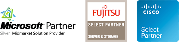 Microsoft Silver Partner - Midmarket Solution Provider / Fujitsu Select Partner - Server & Storage / CISCO Select Partner